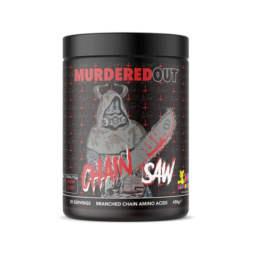Murdered Out Chainsaw 450g Sour Scummy Bear | High-Quality Health Foods | MySupplementShop.co.uk