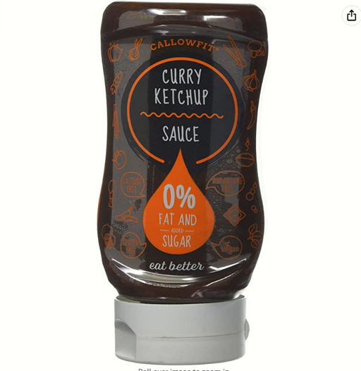 Callowfit Sauce Curry Ketchup 300ml | High-Quality Health Foods | MySupplementShop.co.uk