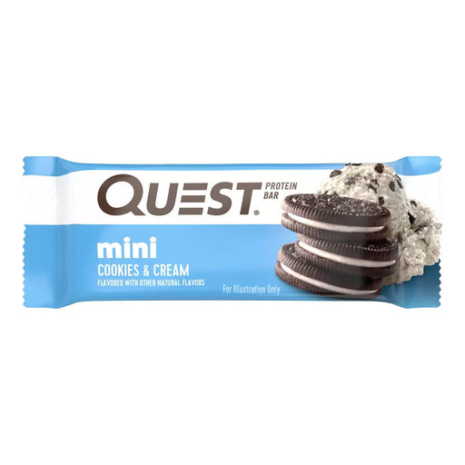 Quest Nutrition Mini Protein Bar 8x32g Cookies & Cream | High-Quality Protein Bars | MySupplementShop.co.uk